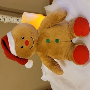 Build-A-Bear Workshop Gingerbread Man Stuffed Christmas Plush Clean Adorable!